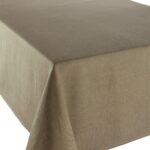 Nappe lin uni Taupe