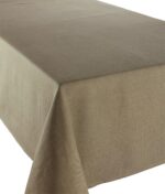 Nappe lin uni Taupe