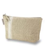 Pochette monogramme blanc