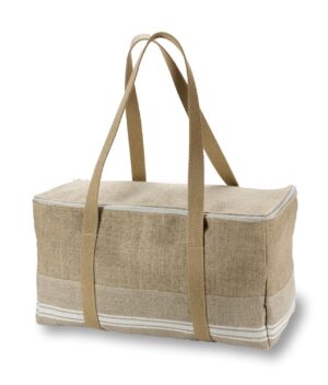 Sac week end monogramme blanc