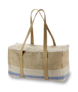 Sac week end monogramme bleu