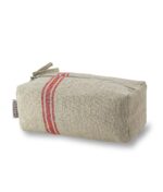 Trousse de toilette monogramme rouge