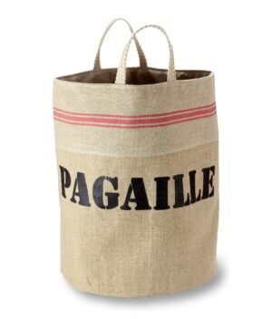 Sac pagaille monogramme rouge