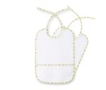 LOT DE 2 BAVOIRS FILLE A BRODER Blanc
