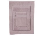 ENSEMBLE DE BAIN À BRODER ROSE TAUPE