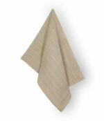 TORCHON en Lin Apache rayé blanc