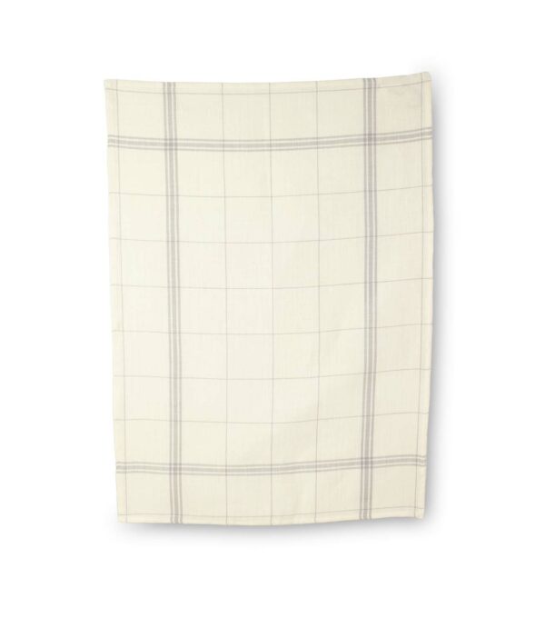 TORCHON MONTMARTRE A BRODER Fond Blanchi/Gris – Image 2